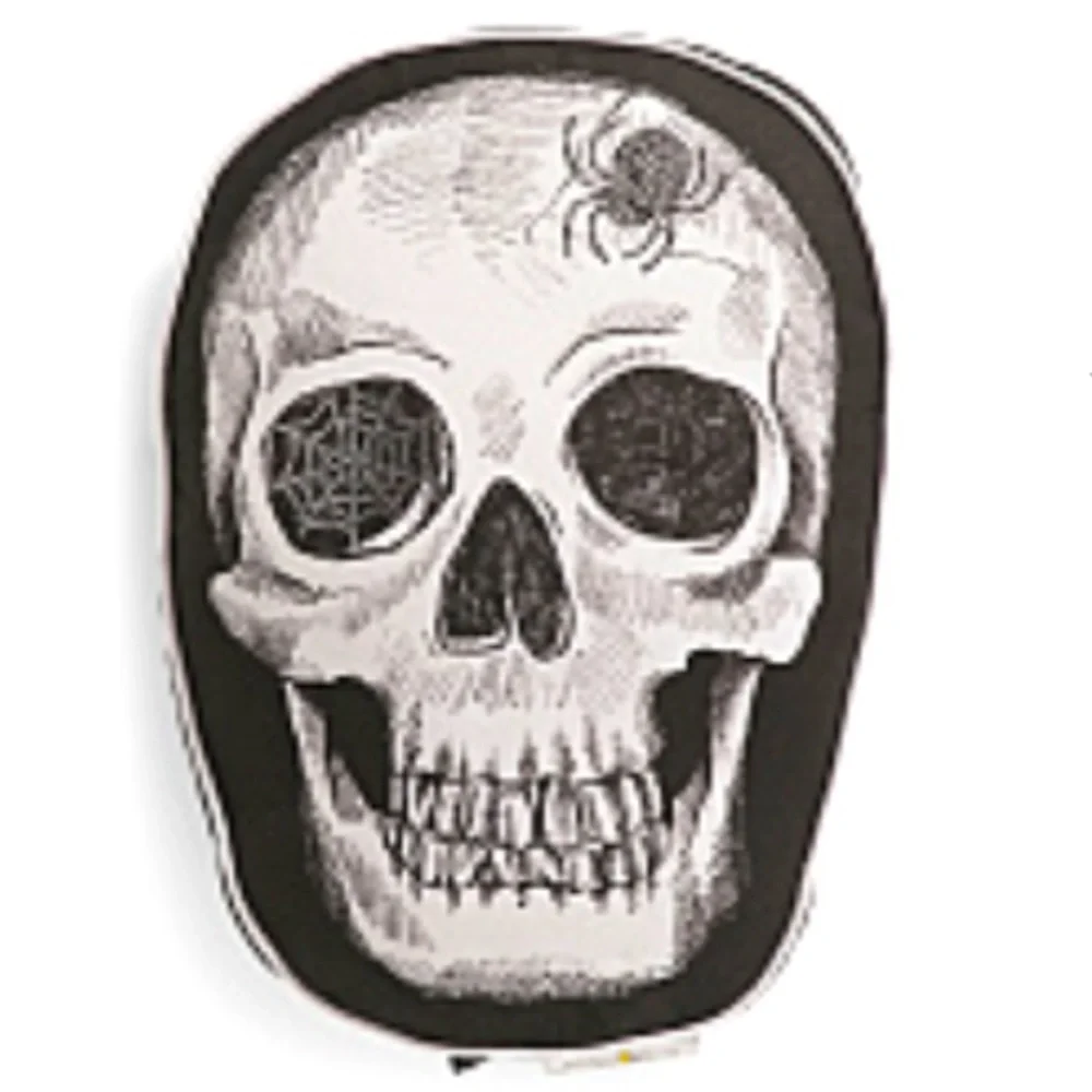 🔥Huge embellished LED skull Pillow🔥 lights up!!!